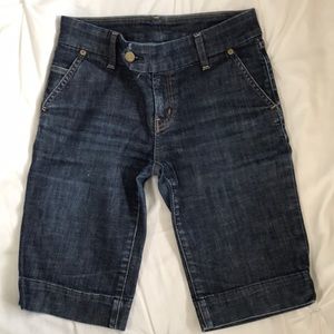 CoH Bermuda/trouser cut knee shorts dark blue 25